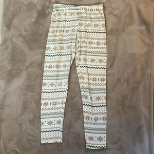 Epic Threads Nordic Pattern Leggings in White